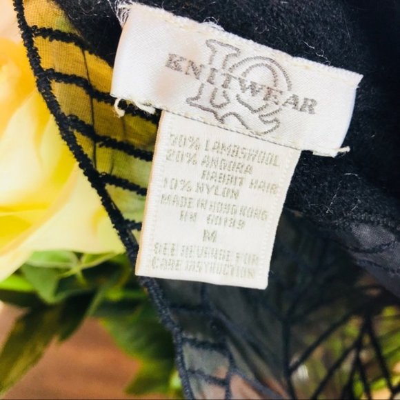 IQ Knitwear Lambswool Angora Vintage Sweater M - Picture 3 of 8